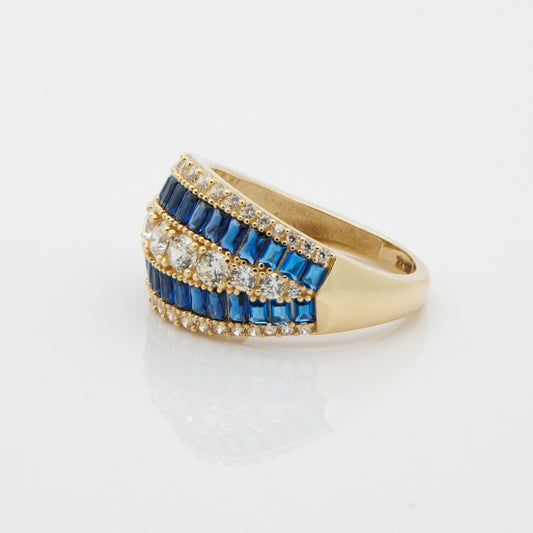 BLUE STONES RING