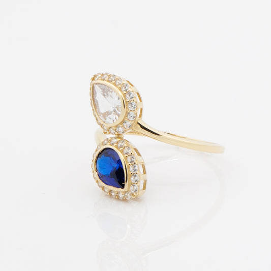 PEAR SHAPED RING