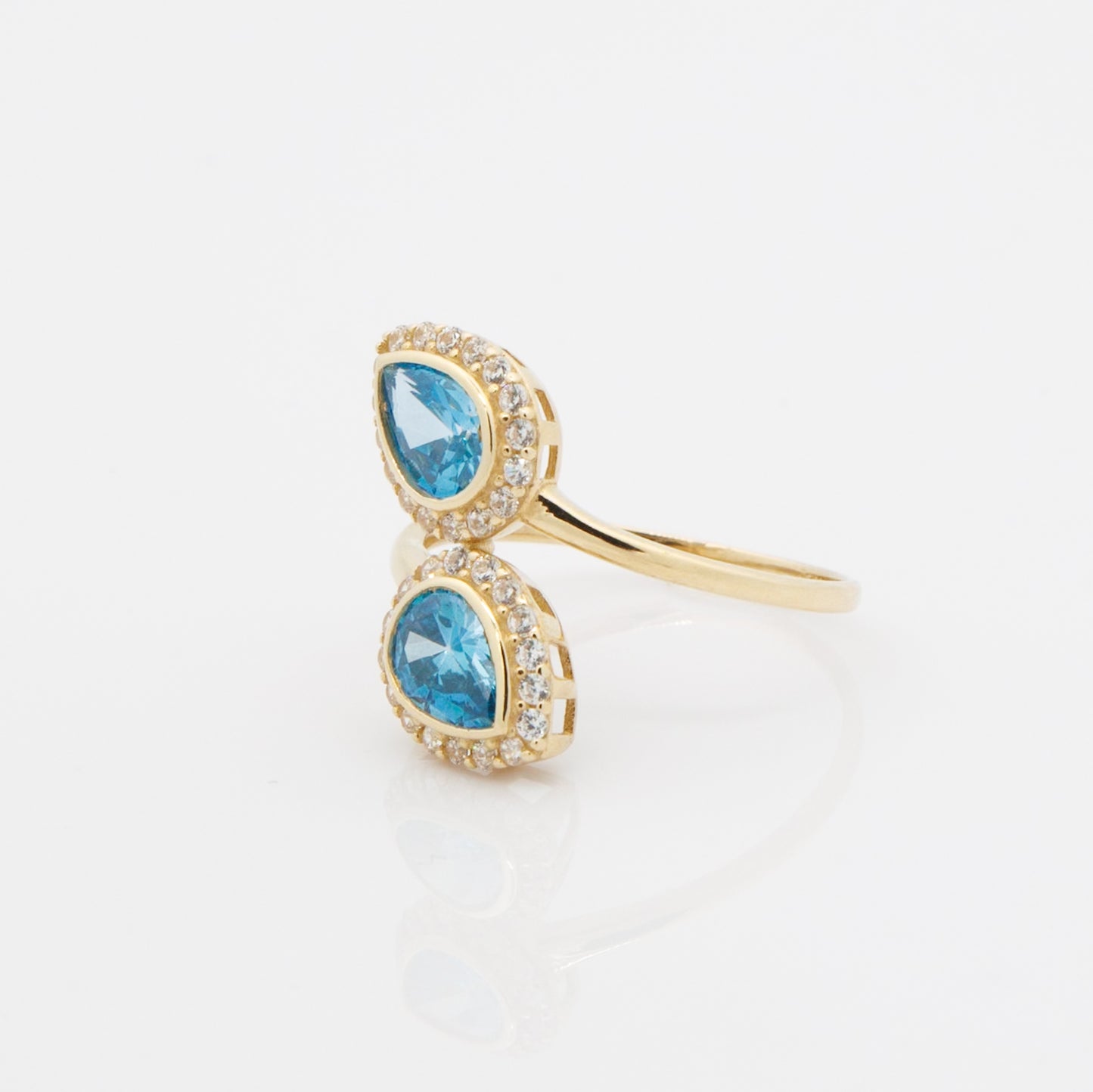 PEAR SHAPED RING