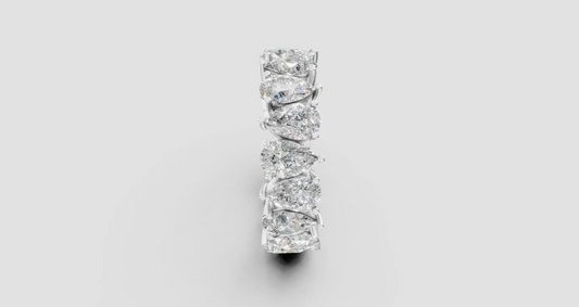 Cristal Eternity Ring Pear