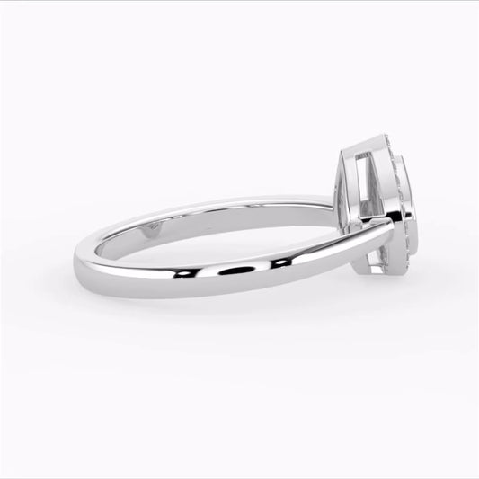 DIAMOND PEAR RING